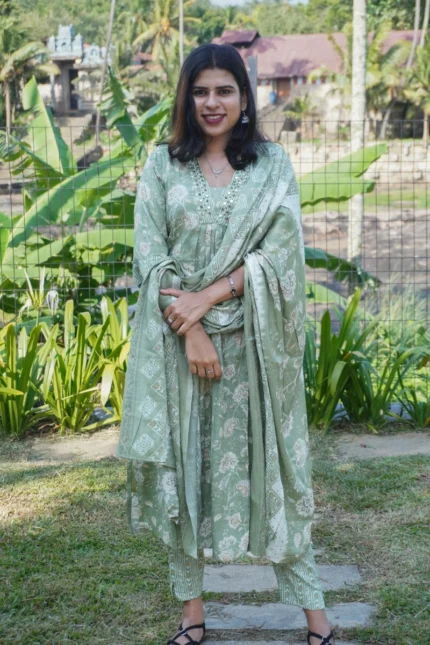 Cotton fabric 3 piece set (with lining)